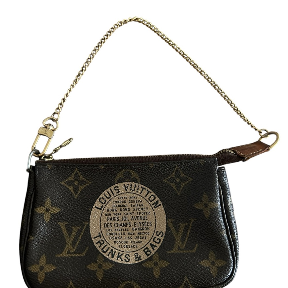 Authentic Louis Vuitton VINTAGE monogram Mini Pochette